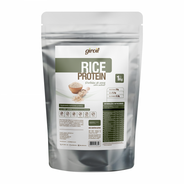 Proteína Isolada De Arroz Rice Protein 1 Kg Giroil Empório Panela Da Ju 6613
